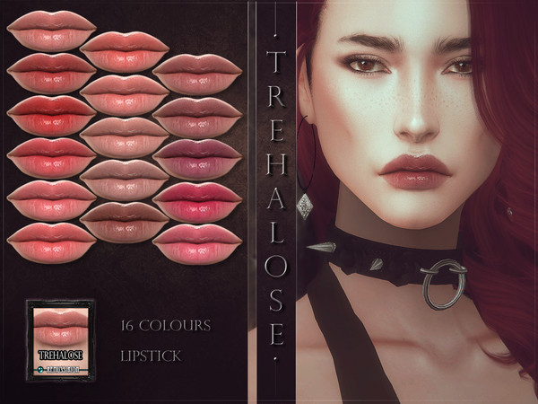 Sims 4 — Trehalose Lipstick by RemusSirion — Trehalose Lipstick HQ mod compatible: preview pictures were taken with HQ