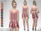 Sims 4 — Dress 04 C051 by turksimmer — 10 Colors Works with all of skins Teen-Elder For; Female 