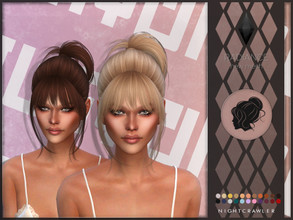 Sims 4 — Nightcrawler-Radiance by Nightcrawler_Sims — NEW HAIR MESH T/E Smooth bone assignment All lods 22colors Works