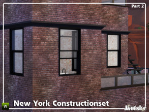 Sims 4 — New York Constructionset Part 3 by Mutske — This is the third and lastArch part of the New York Construction.