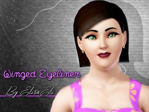 Sims 3 — Winged Eyeliner by elisaeli1 —  Hi ,this eyeliner is not inspired by anyone. created by me elisaeli.don't steal,