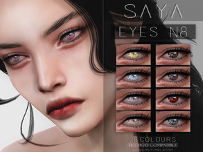 Sims 4 — SayaSims - Eyes N8 by SayaSims — - 26 Colours - Female/Male - All Ages - Custom Thumbnail - HQ mod Compatible -