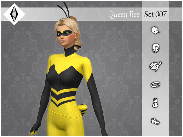 Sims 4 — Queen Bee - Set007 by AleNikSimmer — THIS IS THE FULL SET. -TOU-: DON'T reupload my items as yours. DON'T