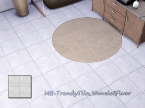 Sims 4 — MB-TrendyTile_WaveletFloor by matomibotaki — MB-TrendyTile_WaveletFloor, modern matching tile floor comes with