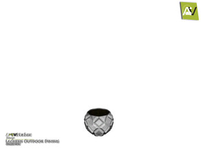 Sims 3 — Lachesis Empty Plant Pot by ArtVitalex — - Lachesis Empty Plant Pot - ArtVitalex@TSR, Aug 2019