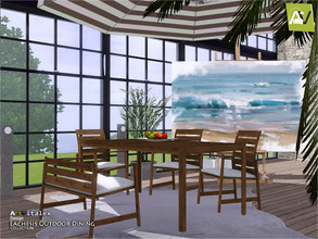 Sims 3 — Lachesis Outdoor Dining by ArtVitalex — - Lachesis Outdoor Dining - ArtVitalex@TSR, Aug 2019 - All objects are