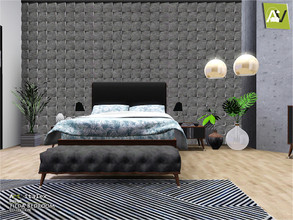 Sims 3 — Tilda Bedroom by ArtVitalex — - Tilda Bedroom - ArtVitalex@TSR, Aug 2019 - All objects are recolorable - Tilda