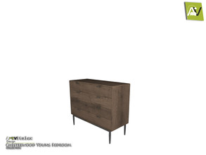 Sims 4 — Chesterwood Chest Of Drawers by ArtVitalex — - Chesterwood Chest Of Drawers - ArtVitalex@TSR, Aug 2019