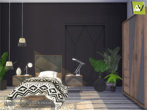 Sims 4 — Chesterwood Young Bedroom by ArtVitalex — - Chesterwood Young Bedroom - ArtVitalex@TSR, Aug 2019 - All objects