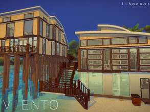 Sims 4 — Viento by Jihannas — A house on the beach for the new expansion pack! No CC :)
