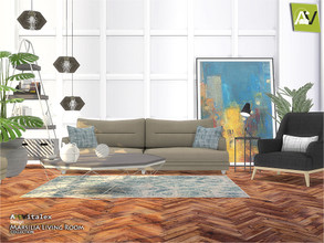 Sims 4 — Marsilia Living Room by ArtVitalex — - Marsilia Living Room - ArtVitalex@TSR, Aug 2019 - All objects three has a