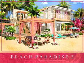 Sims 4 — Beach Paradise 2 by Pralinesims — By Pralinesims