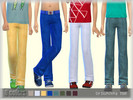 Sims 4 — Linen Pants by bukovka — Summer linen trousers for boys, children. Installed independently, suitable for the
