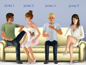 Sims 3 — Conversation Poses by jessesue2 — I received a request from a storyteller for poses depicting sims who are being