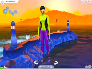 Sims 4 — Pier . by Simnoobsie — Screenshot of one of the piers in Brindleton Bay at Sunset