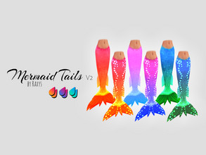 Sims 4 — [Raxys] Mermaid Tails v2 by AfaGotica2 — .:.:.:. REQUIREMENTS .:.:.:. * Living Island .:.:.:. ADDITIONAL INFO