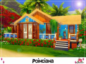 Sims 4 — Poinciana - Nocc by sharon337 — Poinciana is built on a 20 x 20 lot. Value $82,386 It has: 1 Bedrooms, 1