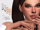 Sims 4 — Meow Wire Earrings by DarkNighTt — Meow Wire Earrings Have 16 colors. HQ mod compatible. Hope you enjoy!