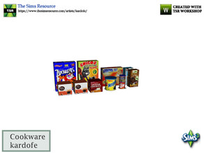 Sims 3 — kardofe_Cookware_Box by kardofe — Group of boxes of different foods, to decorate the cupboards and countertops