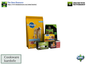 Sims 3 — kardofe_Cookware_Dog food by kardofe — Dog food packages