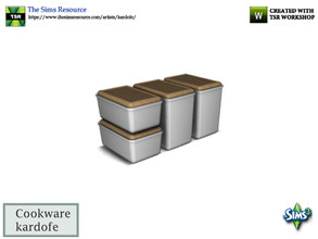 Sims 3 — kardofe_Cookware_Lunch boxes by kardofe — Group of four stacked lunch boxes