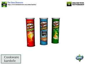 Sims 3 — kardofe_Cookware_Potatoes by kardofe — Three pots of potatoes Pringles