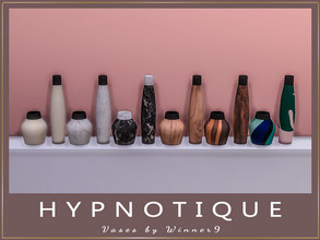 Sims 4 — Vases by Winner9 — This is two stacked vases from my set Hypnotique, you can find it easy in your game by typing