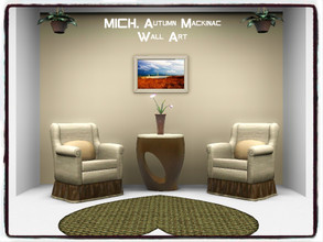 Sims 3 — DDxx_MICH. Autumn Mackinac by Xodess — This is a single file item, based in Michigan [my home state] and based