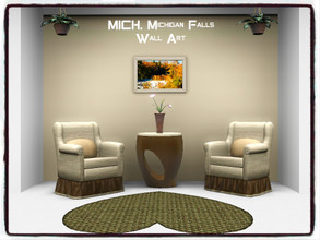Sims 3 — DDxx_MICH. Michigan Falls by Xodess — This is a single file item, based in Michigan [my home state] and based