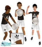 Sims 1 — Branded - Adidas by siyang2 — An Adidas outfit for your sporty Sim boys. All skin tones, head not included. Part