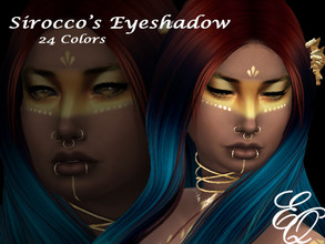 Sims 4 — Sirocco's Eyeshadow by EvilQuinzel — - Eyeshadow category; - Female and male; - Toddler + ; - Humans, aliens,