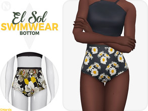 Sims 4 — El Sol Swimwear Bottom by Nords — This the bottom of my El Sol Swimwear. It comes in 42 swatches. --------------