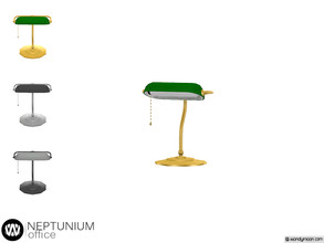 Sims 4 — Neptunium Desk Lamp by wondymoon — - Neptunium Office - Desk Lamp - Wondymoon|TSR - Creations'2019
