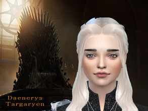 Sims 4 — Daenerys Targaryen by gaelys — Queen Daenerys Targaryen, also known as Daenerys Stormborn, was the younger