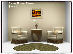 Sims 3 — DDxx_Autumn Foliage II by Xodess — This is a single file item, based on the Autumn months. In game you can find