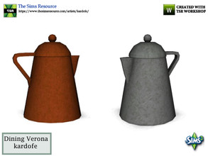 Sims 3 — kardofe_Dining Verona_Coffee maker by kardofe — Old brass coffee maker 