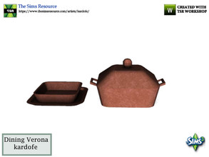 Sims 3 — kardofe_Dining Verona_Dishes3 by kardofe — A tureen and dishes stacked