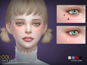 Sims 4 — S-Club LL ts4 face cc 201901 by S-Club — The face cc,hope you like, thank you.
