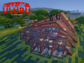 Sims 4 — ULURU Spa by amathakathi — A MOUNTAIN RISING FROM THE EARTH RED LIKE SPILLED BLOOD BREATHING IN NATURE