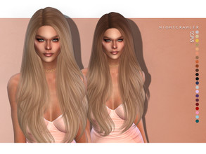 Sims 4 — Nightcrawler-Coins by Nightcrawler_Sims — NEW HAIR MESH T/E Smooth bone assignment All lods 22colors + 5 ombre