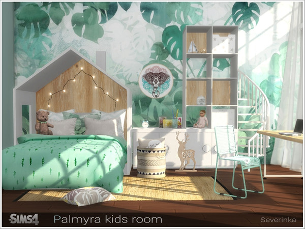Sims 4 — Palmyra kids room by Severinka_ — A set of furniture and decor for the children's room The set includes 12