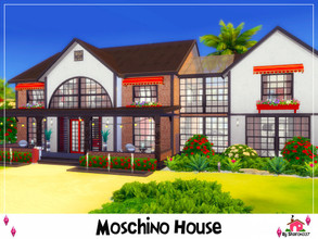 Sims 4 — Moschino House - Nocc by sharon337 — Moschino House is built on a 40 x 30 lot. Value $237,683 It has: 3