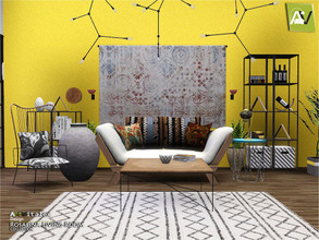 Sims 3 — Rosalina Living Room by ArtVitalex — - Rosalina Living Room - ArtVitalex@TSR, Sep 2019 - All objects are