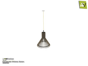 Sims 3 — Krajewski Ceiling Lamp by ArtVitalex — - Krajewski Ceiling Lamp - ArtVitalex@TSR, Sep 2019