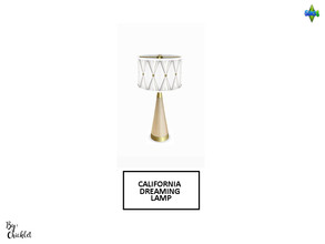 Sims 4 — California Dreaming Table Lamp by Chicklet — Part of the California Dreaming Living Room Includes: Table Lamp (1