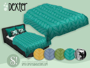 Sims 4 — Dexter Blanket - colors by SIMcredible! — by SIMcredibledesigns.com available at TSR 5 colors variations
