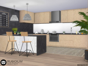 Sims 4 — Rubidium Kitchen by wondymoon — Modern style kitchen; Rubidium! Have fun! - Set Contains * Stove * Stove Hood *