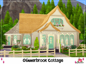 Sims 4 — Glimmerbrook Cottage - Nocc by sharon337 — Glimmerbrook Cottage is built on a 30 x 20 lot. Value $108,577 It