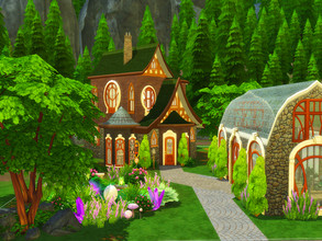 Sims 4 — Apothecary's Cottage by Simnoobsie. by Simnoobsie — The Apothecary's Cottage is a cozy little place built on a