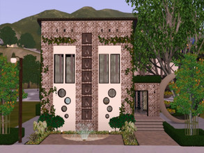 Sims 3 — Bubbles Laundry  by Jujubee77 — Eco friendly laundrymat for the sophisticated urban Sim. Washers and dryers,